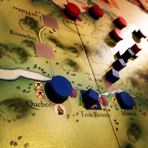 A Few Acres of Snow Board Game. Photo by Joseph Forster on BoardGameGeek
