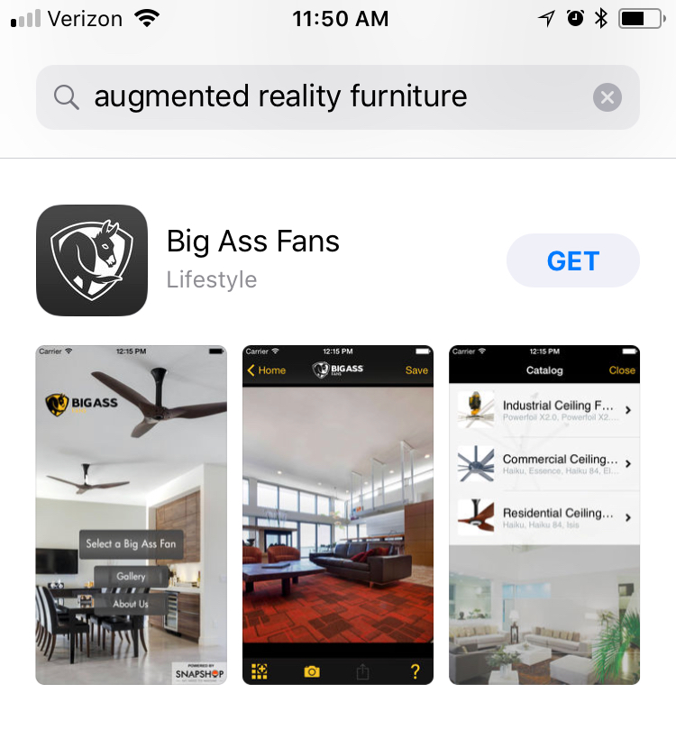 Augmented Reality Fans