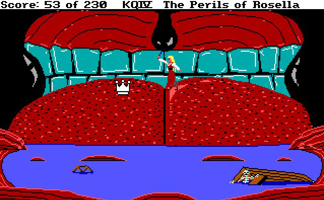 Whale's mouth in King's Quest 4, an otherwise great game