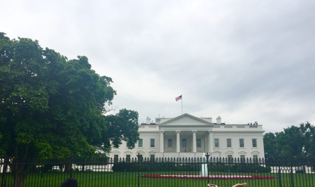 Visiting THE White House while experiencing Silent History