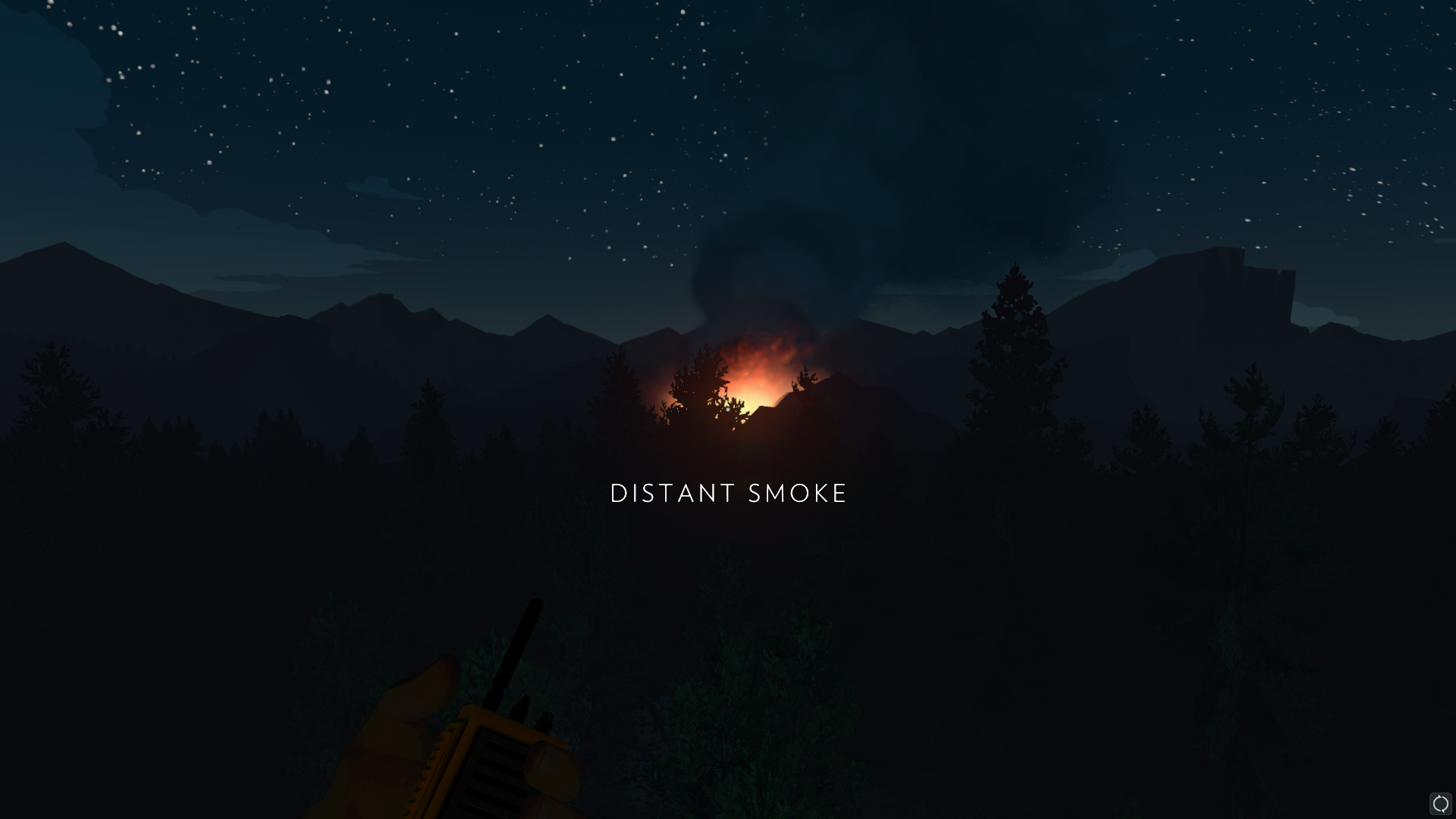 A distant fire in Firewatch