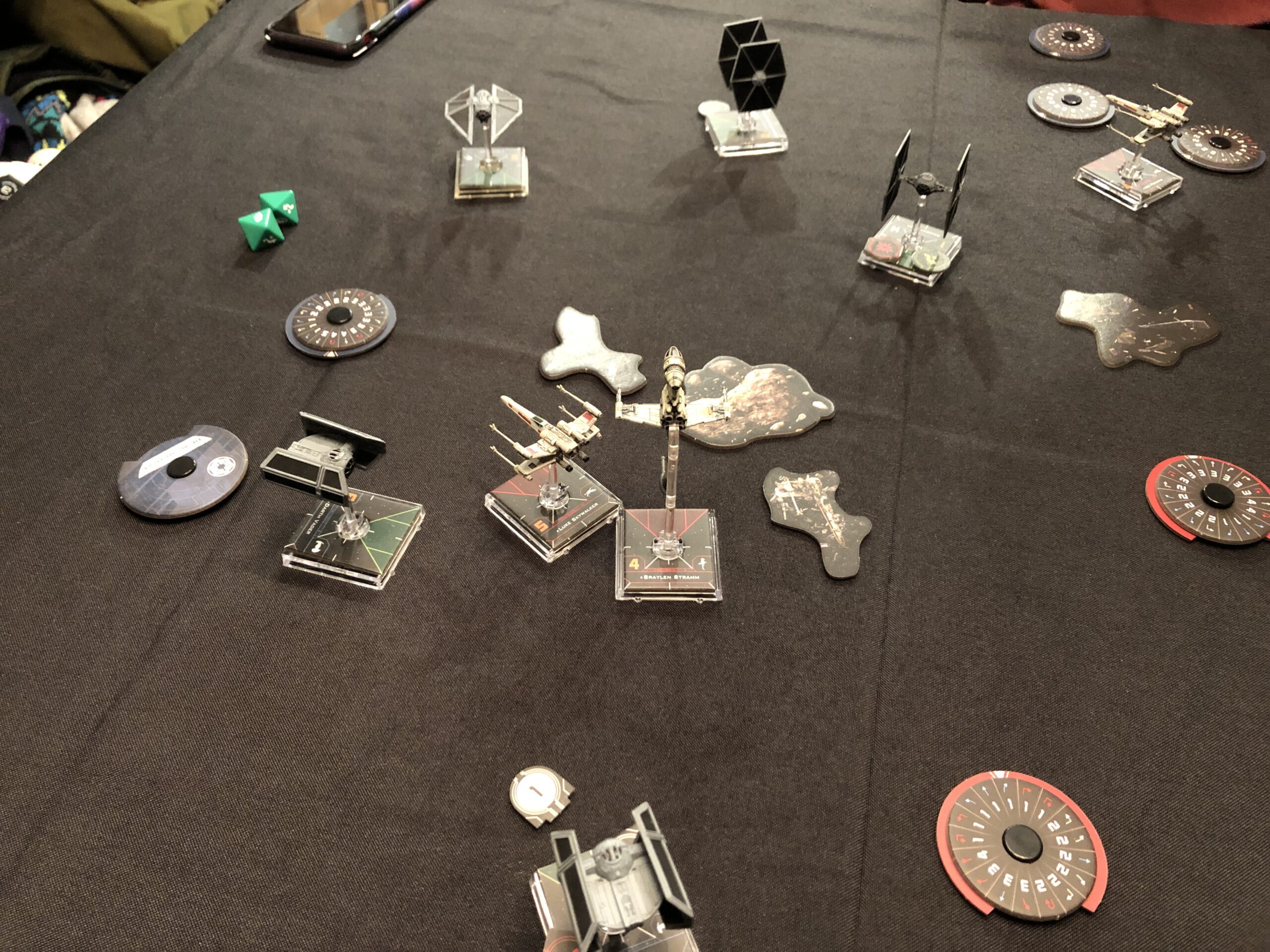 X-Wing Miniatures Game, in pitched battle